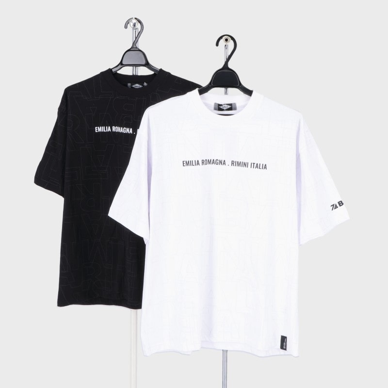 紳士半袖BALL総柄プリントTシャツ