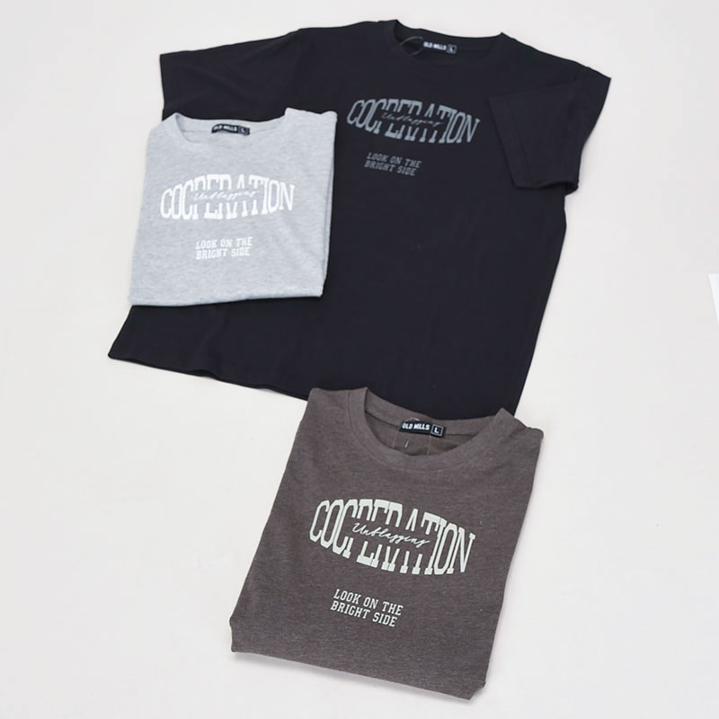 紳士半袖シンプルロゴTシャツ2