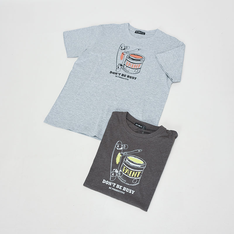 紳士半袖モチーフ柄Tシャツ4