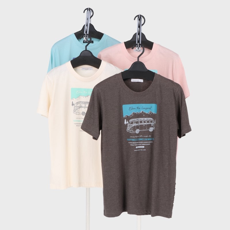 婦人半袖イラスト柄Tシャツ2