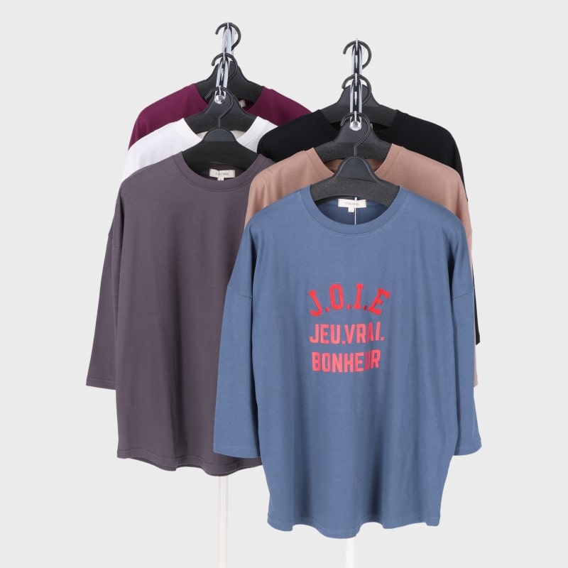 婦人2型込み七分袖Tシャツ
