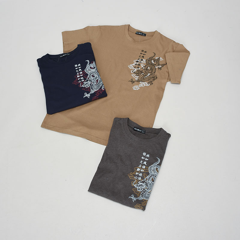 紳士半袖和柄Tシャツ5