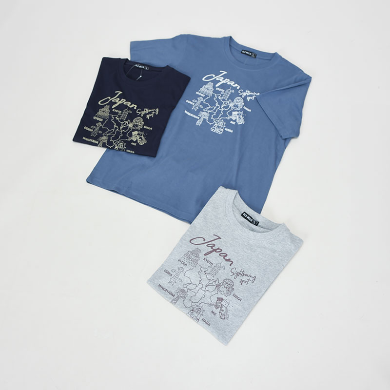 紳士半袖和柄Tシャツ8