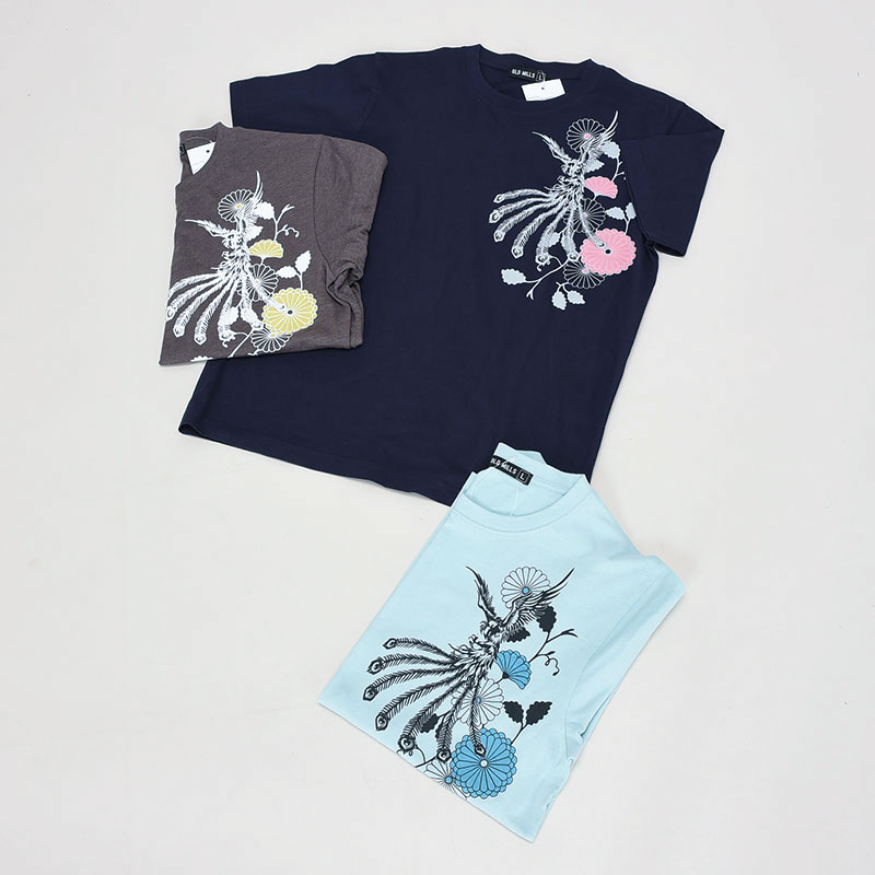 紳士半袖和柄Tシャツ1