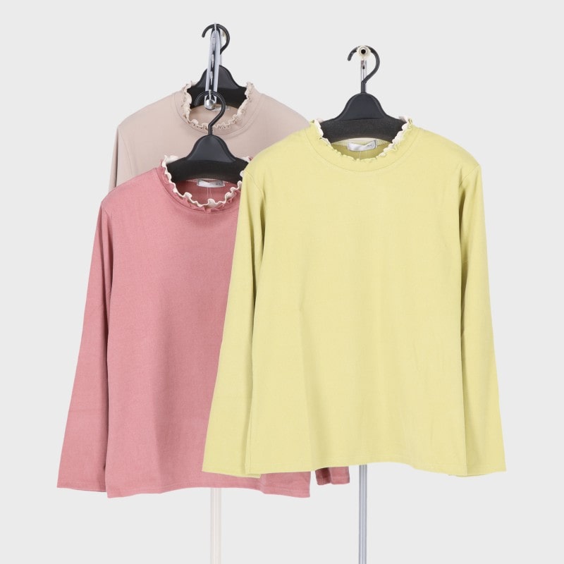 婦人衿メローTシャツ