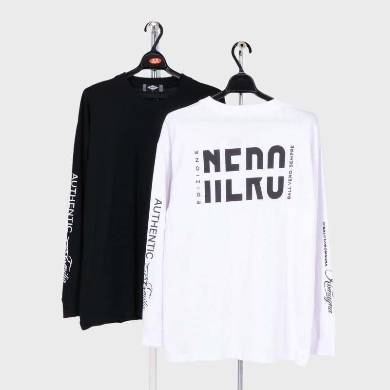 紳士長袖BALL片ポケTシャツ