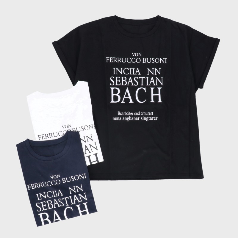 【バンドル】婦人フレンチ袖英字プリントTシャツ