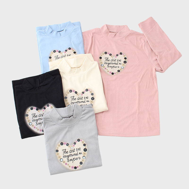 【バンドル】婦人ピーチ起毛前身プリントTシャツ