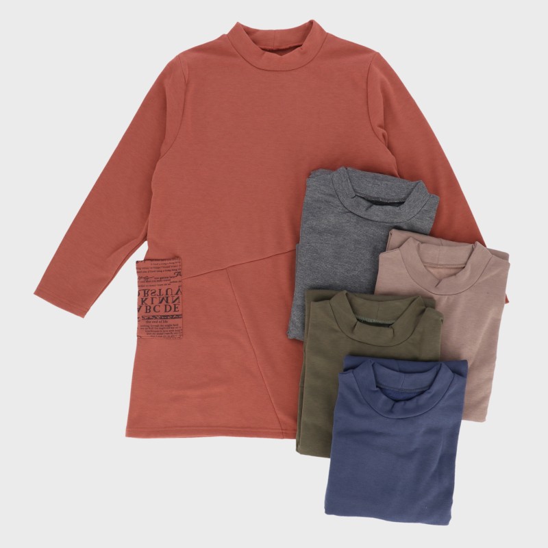 【バンドル】婦人裏シャギーポケット付きチュニック