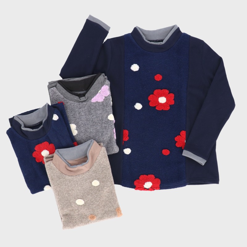 【バンドル】婦人裏シャギー切り替えチュニック