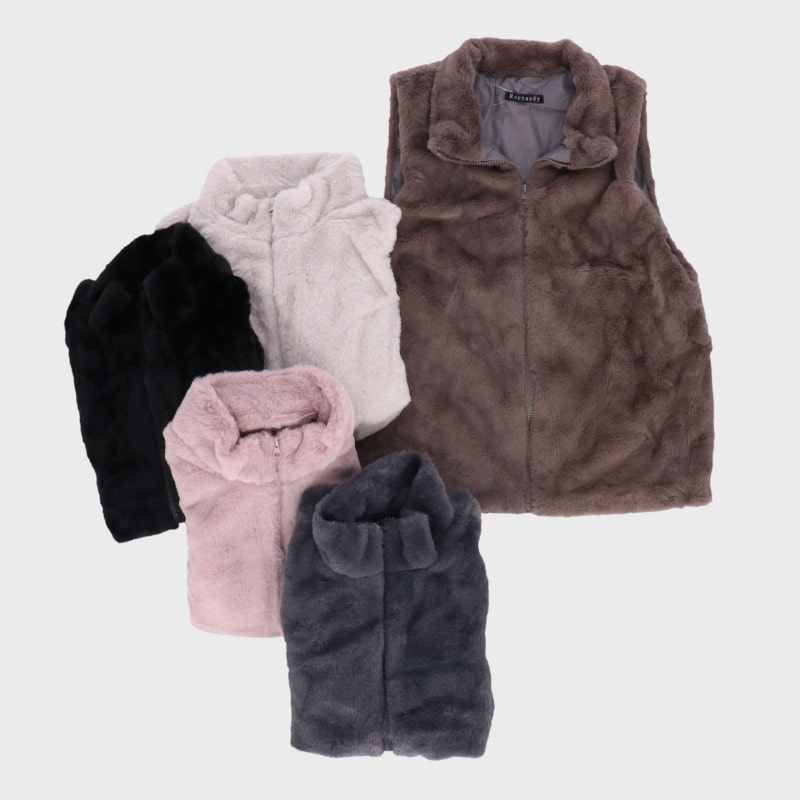 【バンドル】婦人ファーベスト