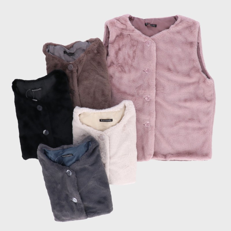 【バンドル】婦人ファーベスト