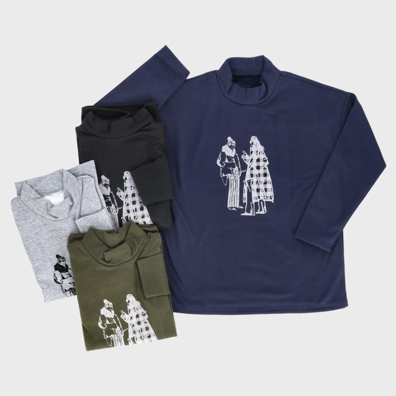 【バンドル】婦人裏ボアプリントTシャツ