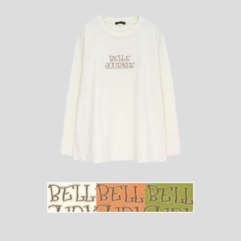 【バンドル】婦人長袖刺しゅうTシャツ