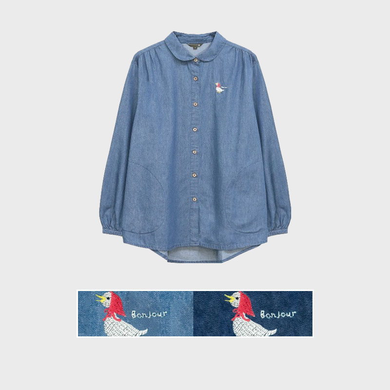 【バンドル】婦人デニムシャツ