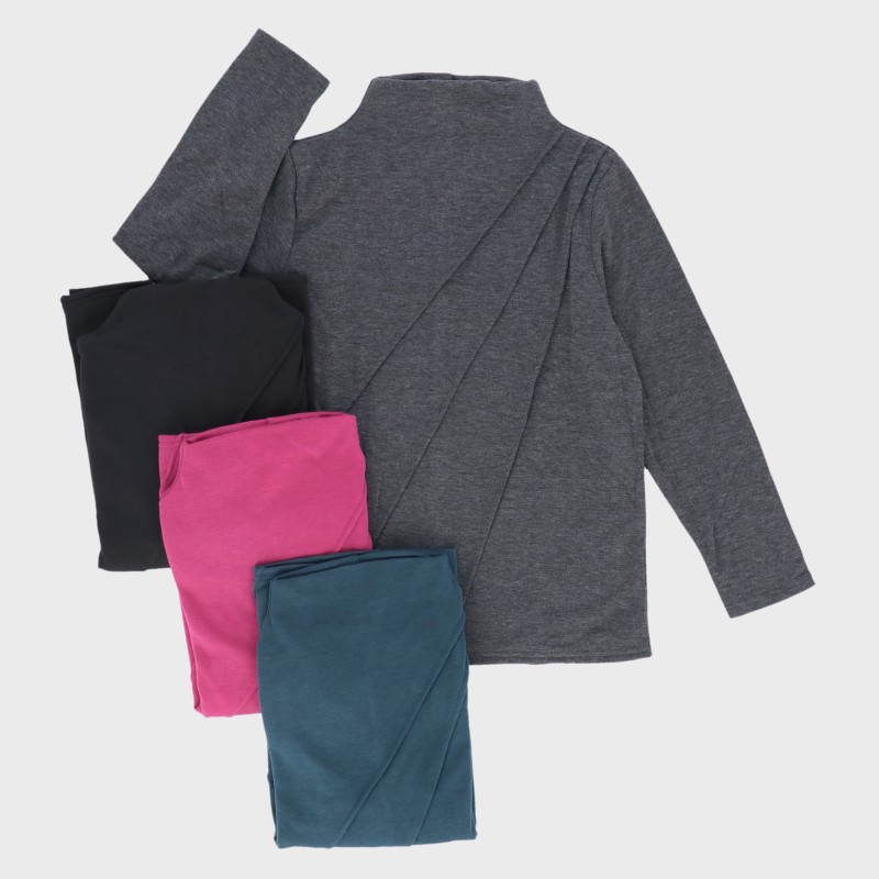 【バンドル】婦人裏シャギーピンタックTシャツ