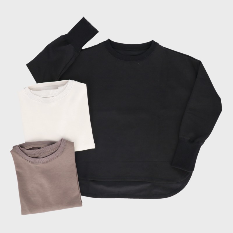 【バンドル】婦人無地ワイドトレーナー