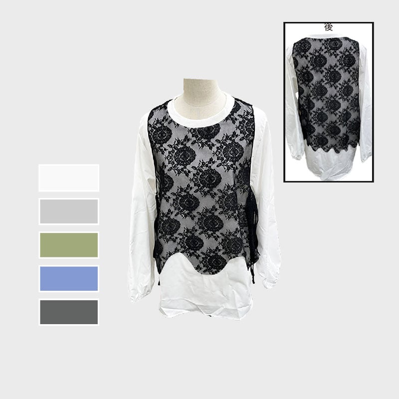 【バンドル】婦人レース貼り付けチュニック