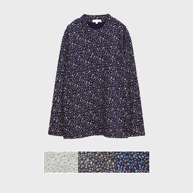 【バンドル】婦人大寸長袖総プリントTシャツ