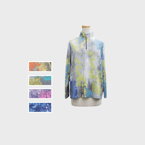 【バンドル】婦人表起毛総柄プリントTシャツ