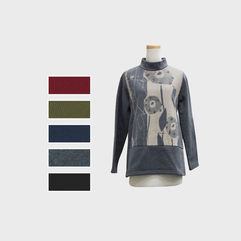 【バンドル】婦人裏起毛切り替えトレーナー