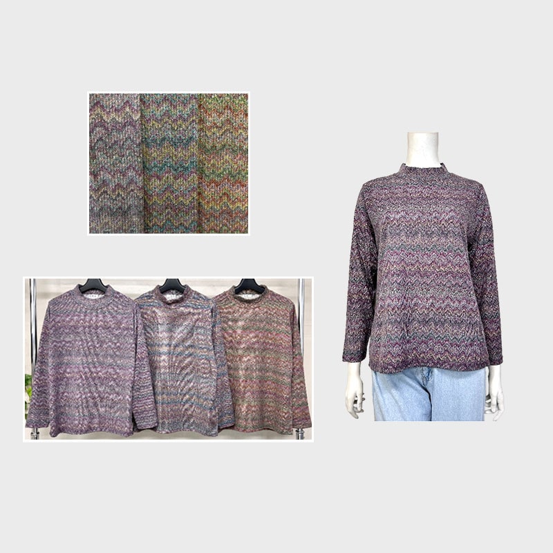 【バンドル】婦人起毛トプリントTシャツ