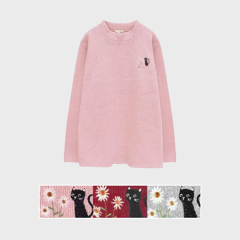 【バンドル】婦人大寸裏起毛刺しゅうトレーナー