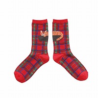 �w�����~���L�x�\�b�N�X Check Socks cat check back