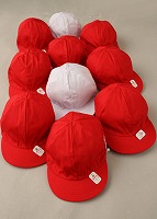 ツイル紅白帽子(男子用)