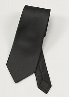 紳士日本製礼装正絹黒ネクタイ無地