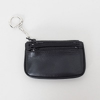 紳士日本製ポケット付き牛革ミニ財布