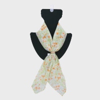 『日本製リング付きスカーフ』綿ガーセプチスカーフ(野原柄)
