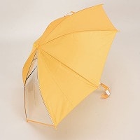 学童黄色１駒透明５０ｃｍジャンプ傘