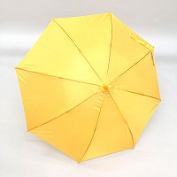 グラス骨黄色５５ｃｍジャンプ傘