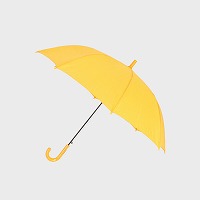 学童傘グラスファイバー骨５５ｃｍ黄色