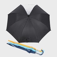 学童傘グラスファイバー骨５８ｃｍ１駒透明４色