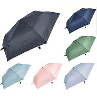 耐風カラー無地５８ｃｍ折傘