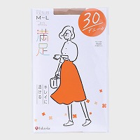 【バンドル】婦人日本製『福助』きれいに透ける「満足」30Dパンスト